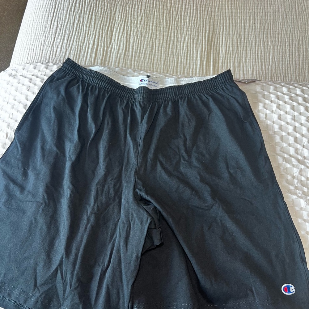 Champion Black Jersey Shorts